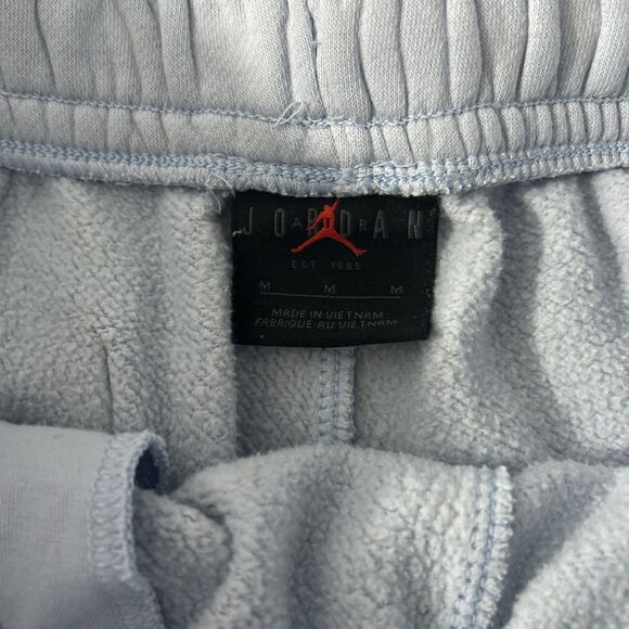 Jordan Shorts Mens M Blue Logo Lounge Wear Basketball Gym - Picture 6 of 9